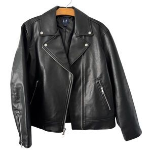 Gap Women’s Faux Leather Jacket | Size: Medium